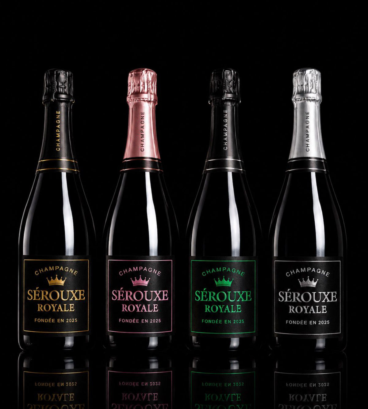 Sérouxe Royale Brut - Blanc de Blancs - ICE - Rosé Gift set